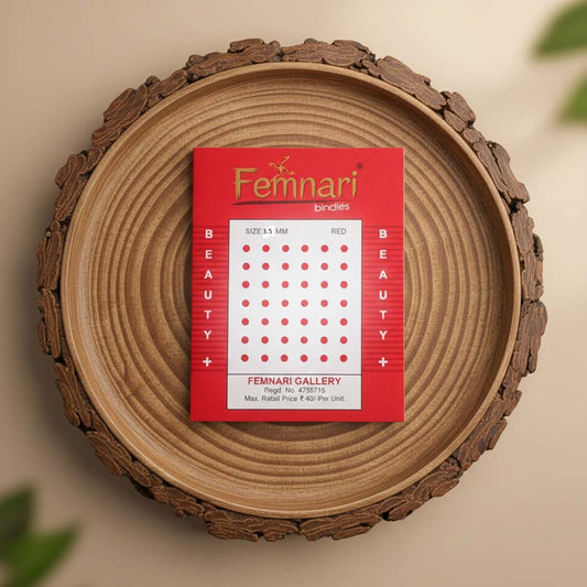 Red Color Bindi Book For Women & Girls- Total Pieces- 1440 (BND130RED)