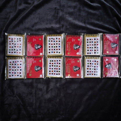 Multi Color Traditional Bindi Book Collection For Women And Girls