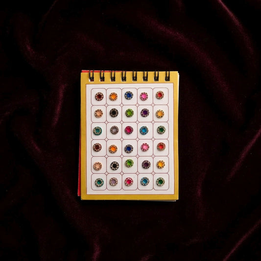 Multi Color Traditional Bindi Book Collection For Women And Girls