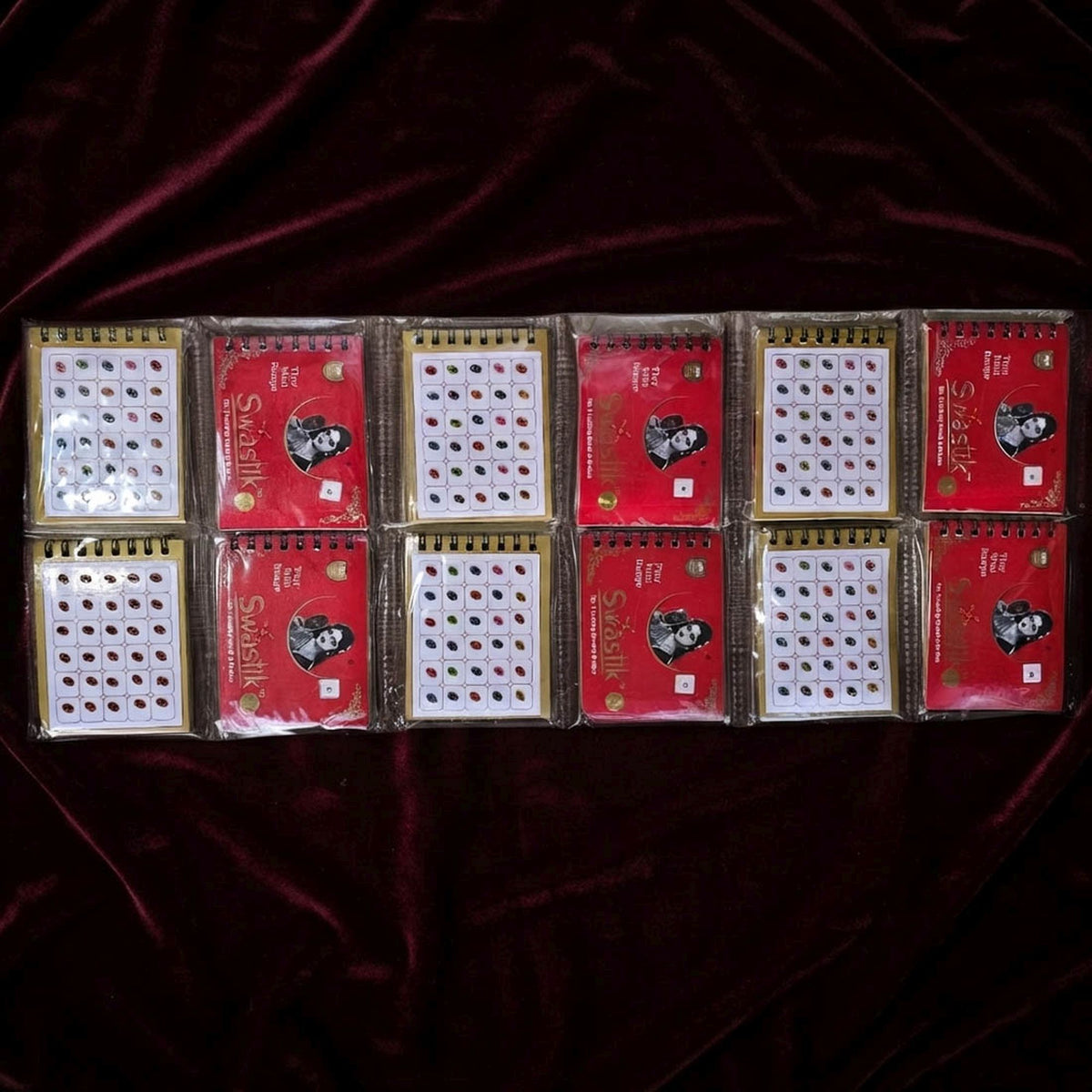 Multi Color Designer Bindi Book Collection For Women And Girls