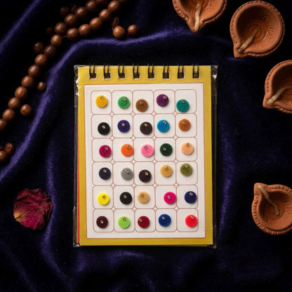 Multi Color Assorted Bindi Book Collection For Women And Girls Elegant Traditional Decorative Designs