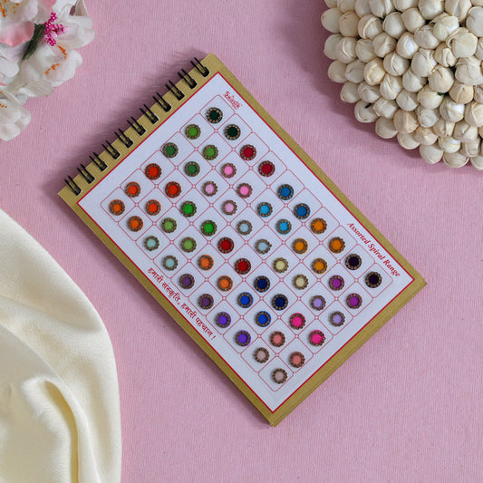 Assorted Color Bindi Book For Women & Girls- Total Pieces- 300