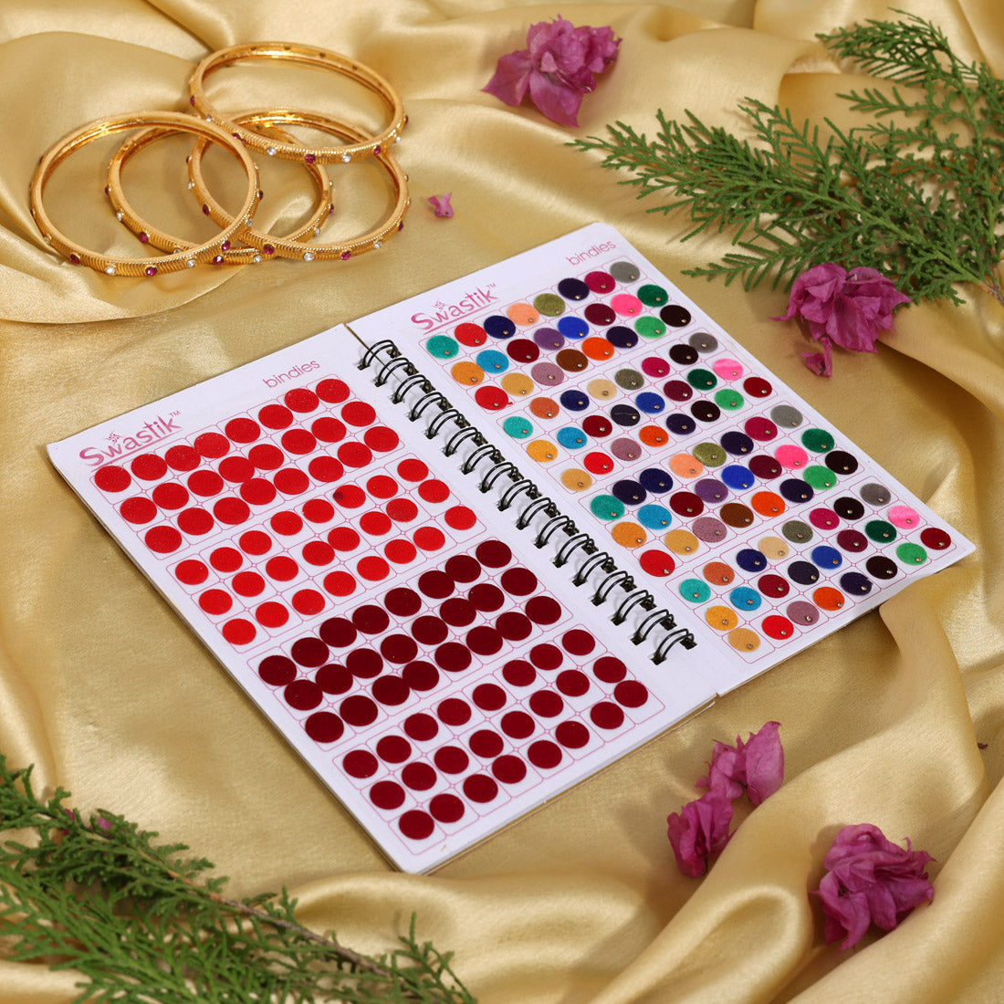 Assorted Color Bindi Book For Women & Girls- Total Pieces- 576 (BND264CMB)