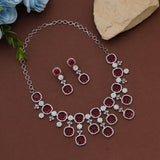 Rani Color American Diamond Collier-Set, kreiert für großartige Braut- und festliche Anlässe
