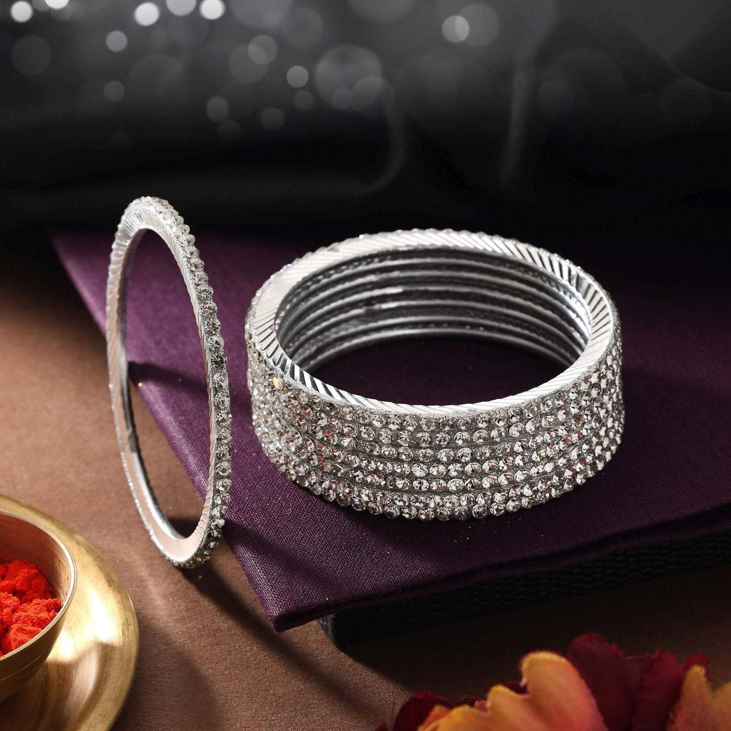 Silver Color 1 Set Of Fashion Bangle