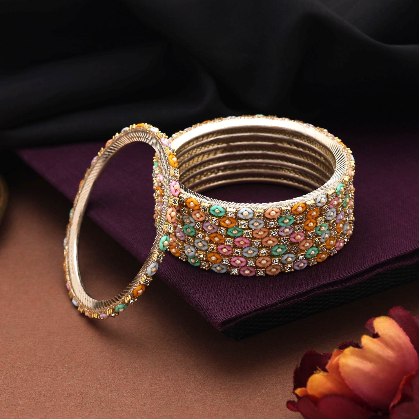 Multi Color 1 Set Of Fashion Bangle