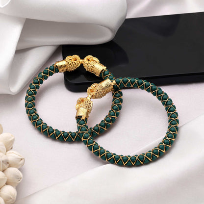 Gorgeous Green Color Ethnic Festival Wear Women’S Fashion Bangle