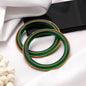Green Color Elegant Handcrafted Festival Wear Designer Fashion Bangle