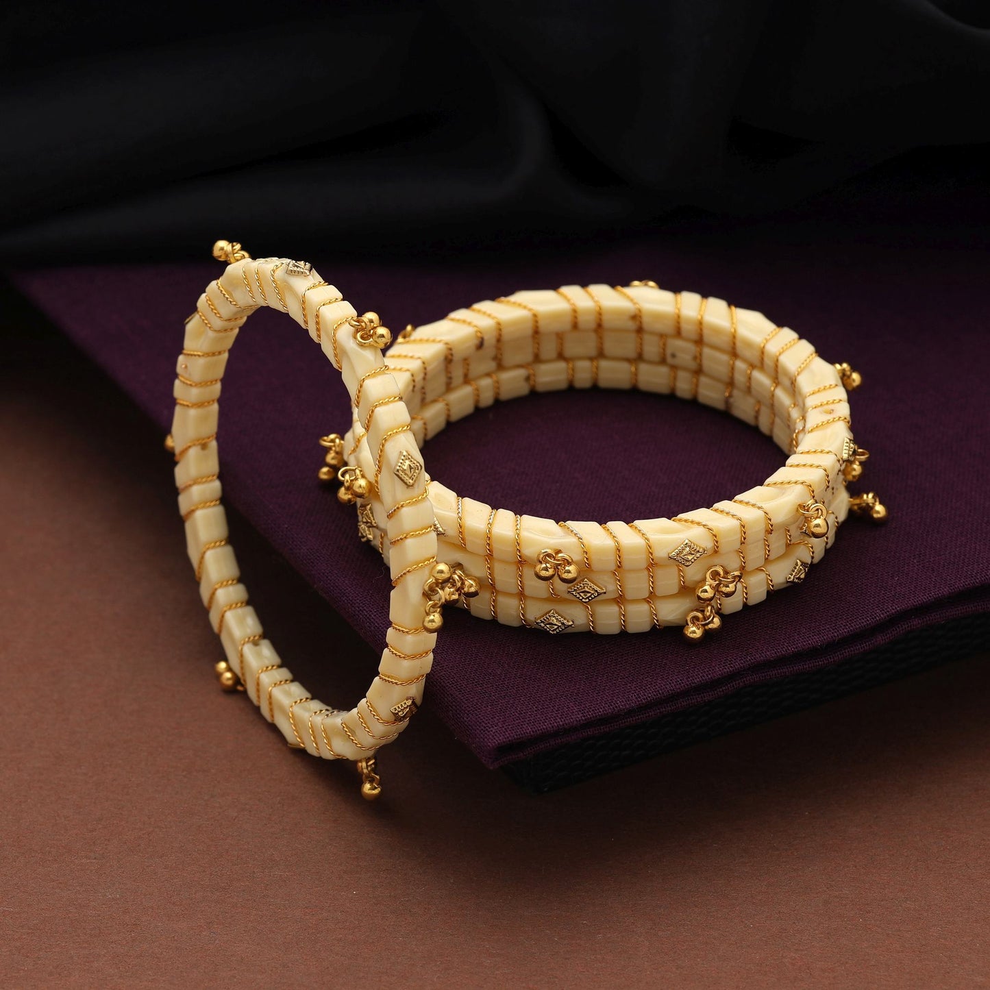 White Color 1 Pair Of Fashion Bangle