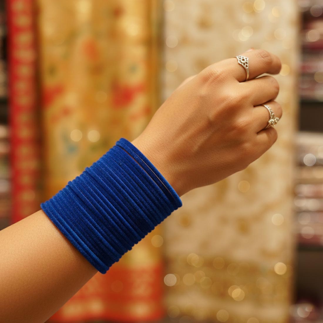 Blaue Farbe 1 Set Armreifen Größe: 2.6 (FB120BLU-2.6)