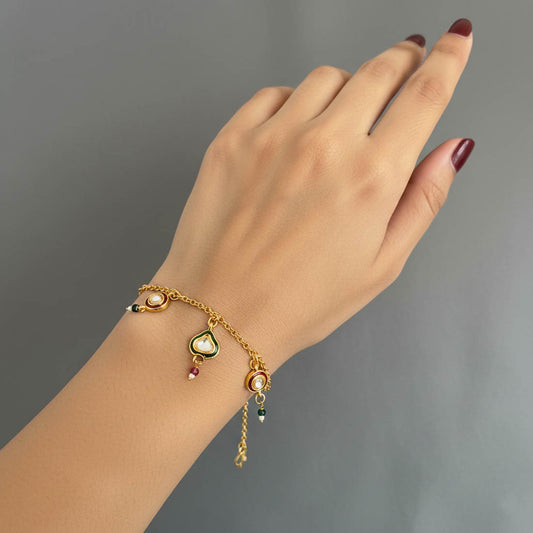 Assorted Color Kids Bracelet With Multi Shade Fun Fashion Look