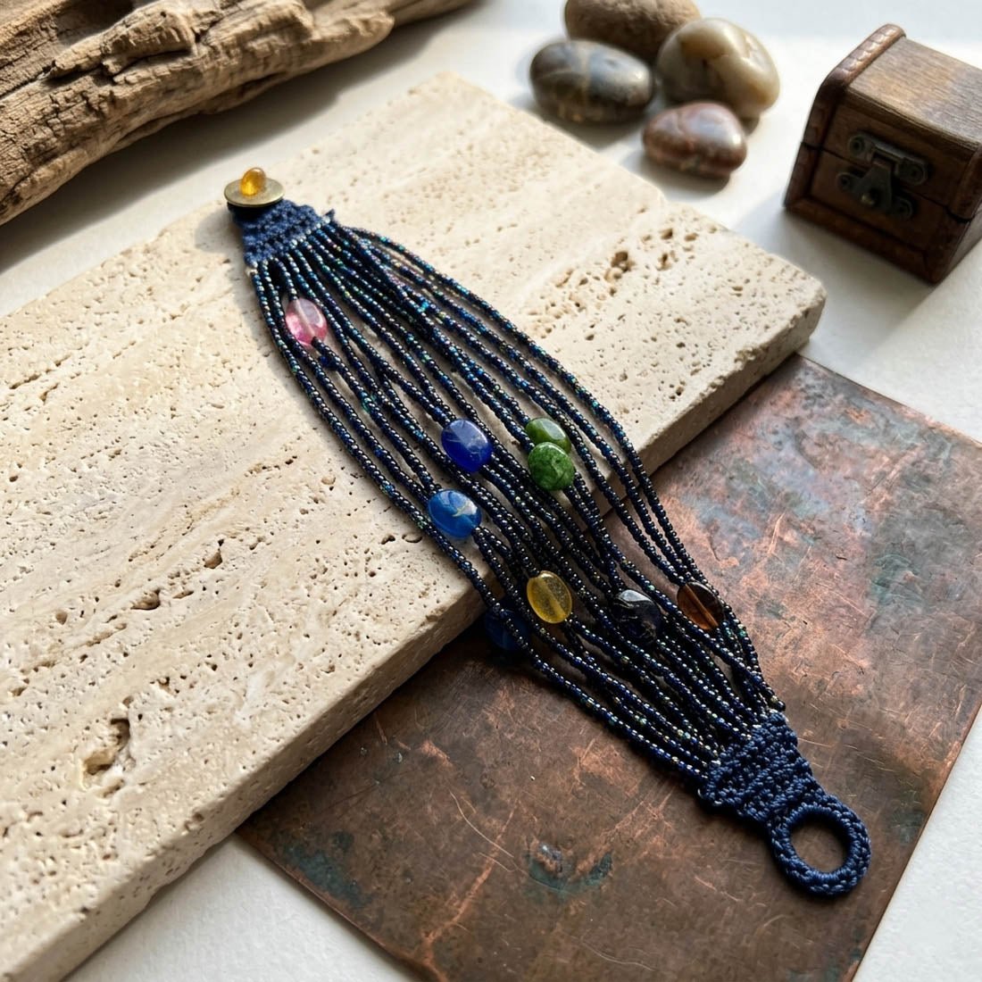 Blaues Mode-Armband Elegant Stilvoller Schmuck für den Alltag