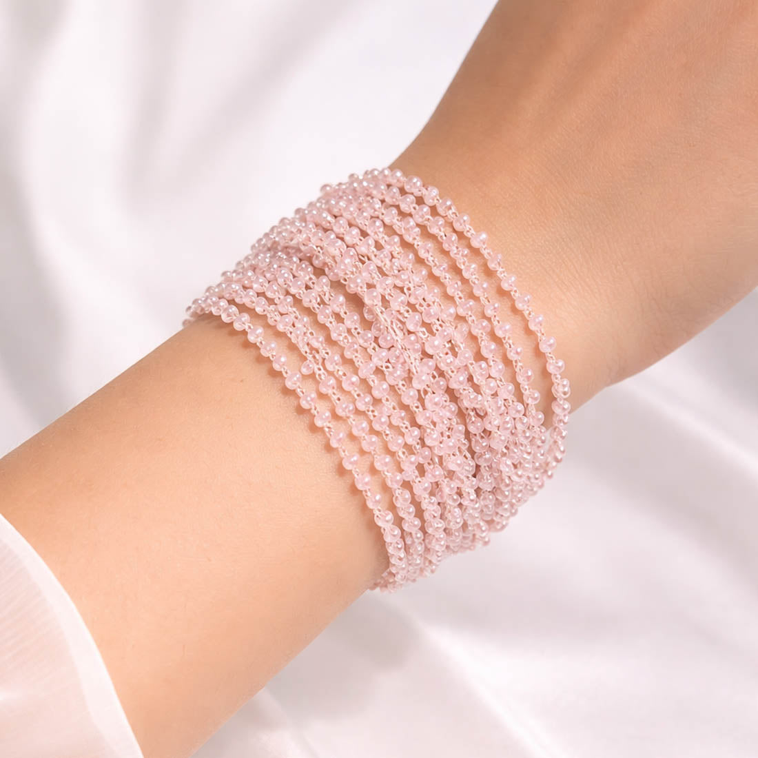 Pink Color Fashion Bracelet Elegant Modern Stylish Jewelry Design