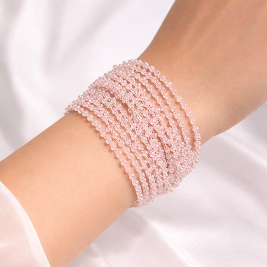 Rosa Farbe Mode Armband Elegant Modern Stilvoll Schmuck Design