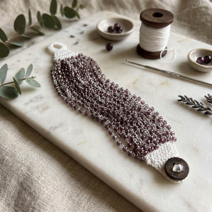 Purple Color Fashion Bracelet Elegant Stylish Fashion Jewelry Design