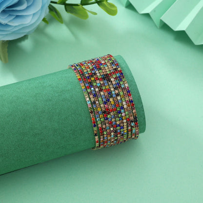 Multi Color Fashion Bracelet Chic Modern Party Wear Designer Jewelry Collection