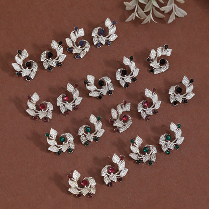 Vibrant Assorted Color Set Of 10 Chic Fashion Earrings For Women