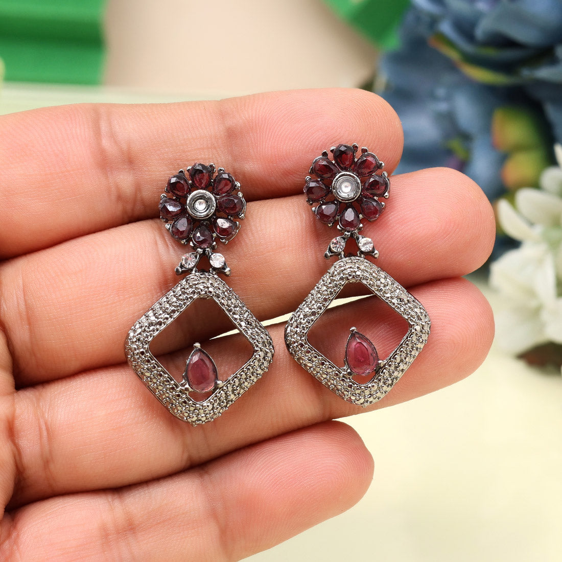 Elegant Assorted Color 11 Pairs Of Statement-Making Fashion Earrings Variety