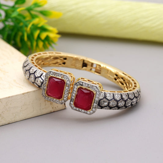 Rani Color Openable American Diamond Bracelet