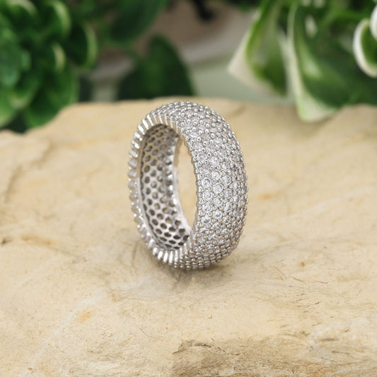 Graceful Silver Color Combo Of 12 Pieces Rings Perfect For Party And Special Events
