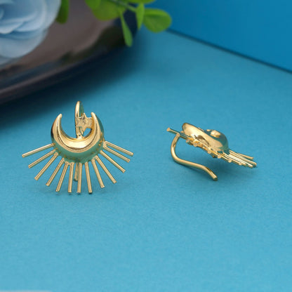 Gold Color Amrapali Earrings Perfect For Cultural Events And Festive Styling