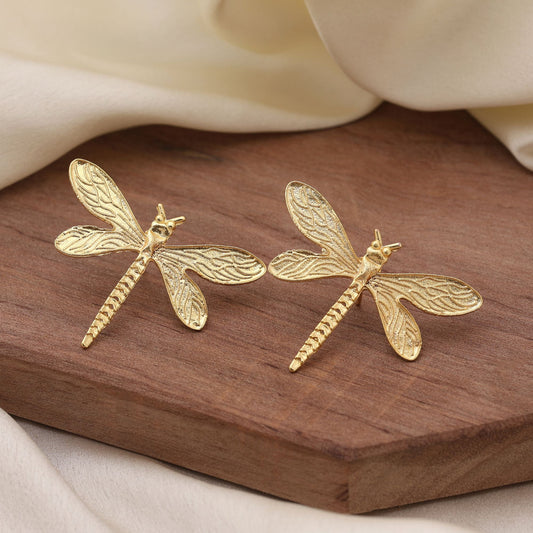 Gold Color Amrapali Earrings Inspired By Classic Amrapali Design Aesthetics