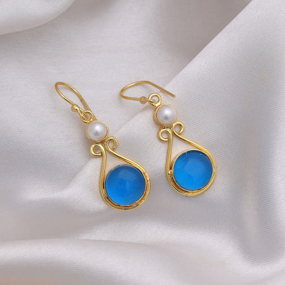 Stylish Firozi Color Amrapali Earrings For Elegant Ethnic Traditional Occasion Wear Fashion