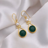 Elegant Green Color Amrapali Earrings For Traditional Festive Ethnic Jewelry Collection Style