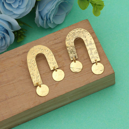 Premium Gold Color Amrapali Earrings For Women Festive Traditional Fashion Styling Collection