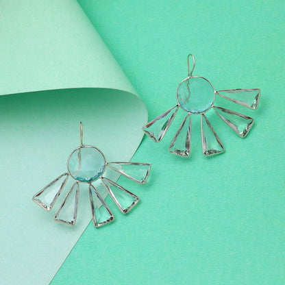 Stylish White Color Amrapali Earrings With Elegant Bridal Party Wear Jewelry Artwork