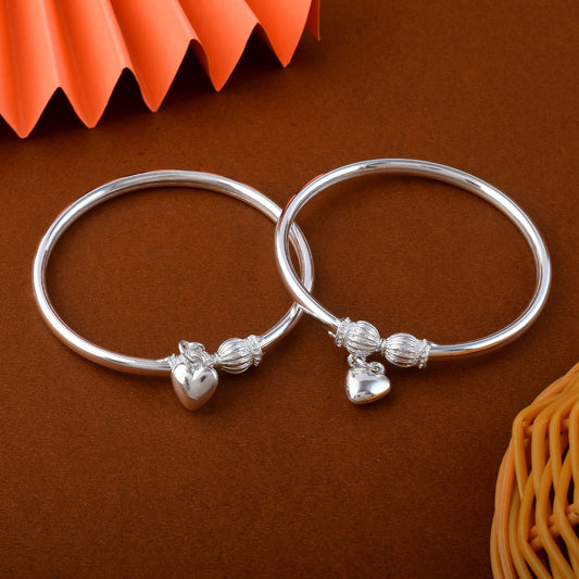 Beautiful Silver Color Kids Oxidised Anklet Designed For Children’S Fashion Jewelry And Traditional Wear