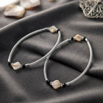 Multi Color Oxidised Anklet with Vibrant Traditional Patterns and Stylish Indian Ethnic Jewellery Appeal