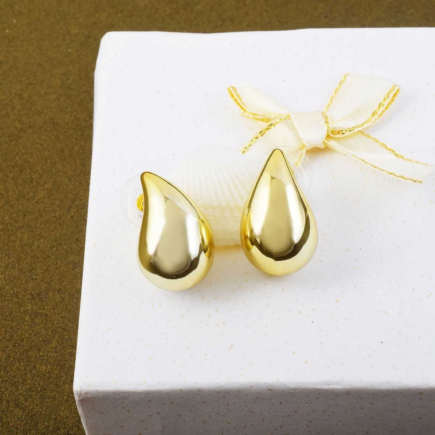 Beautiful Gold Color Anti Tarnish Earrings Designed for Elegant Indian Cultural Jewelry Occasions