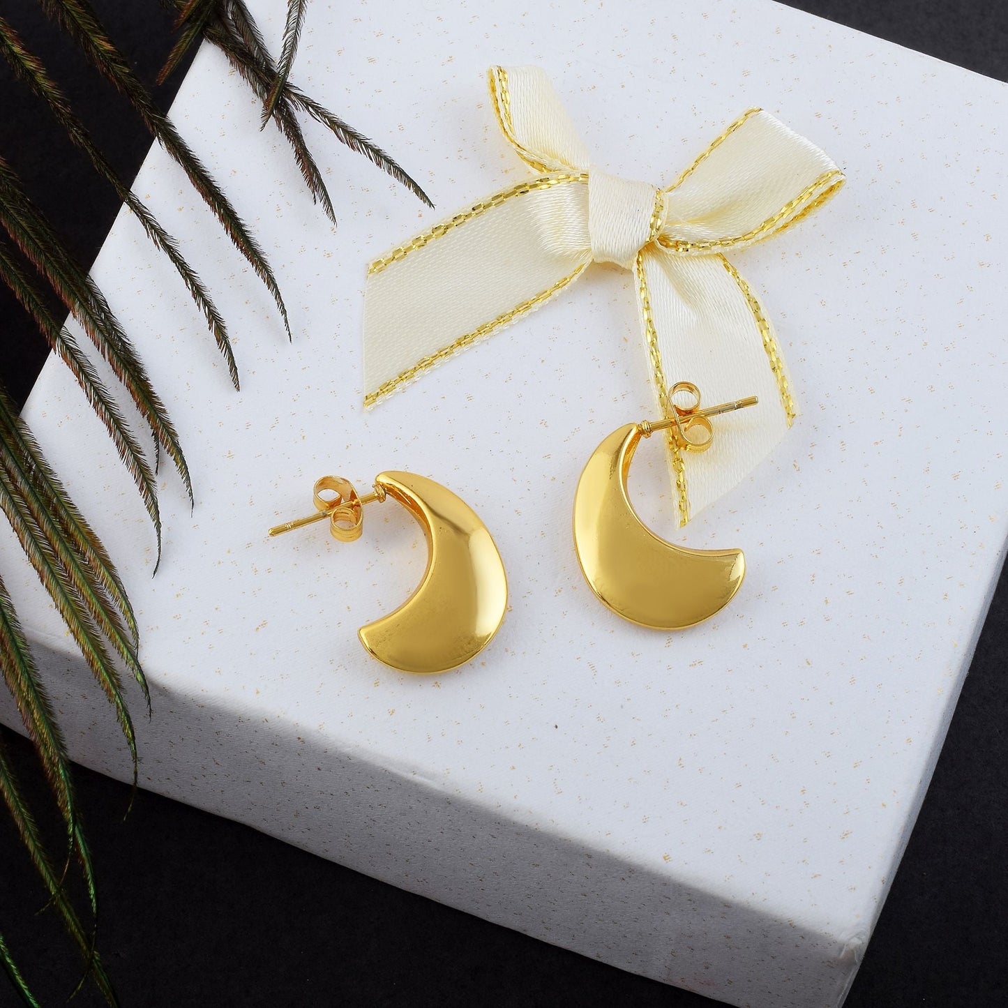 Royal Gold Color Anti Tarnish Earrings Perfect for Daily Wear, Parties, and Special Functions