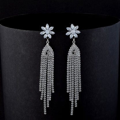 Stylish Silver Color Anti Tarnish Earrings Crafted with Premium Handmade Finish for Festive Wear