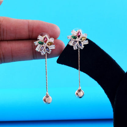 Exclusive Gold Color Anti Tarnish Earrings Crafted with Premium Handcrafted Jewelry Detailing Finish