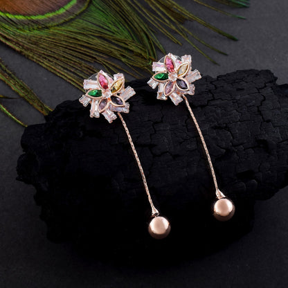 Exclusive Gold Color Anti Tarnish Earrings Crafted with Premium Handcrafted Jewelry Detailing Finish