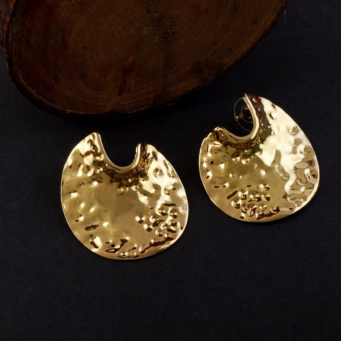 Stylish Gold Color Anti Tarnish Earrings Designed for Festivals, Parties, and Bridal Jewelry Styling
