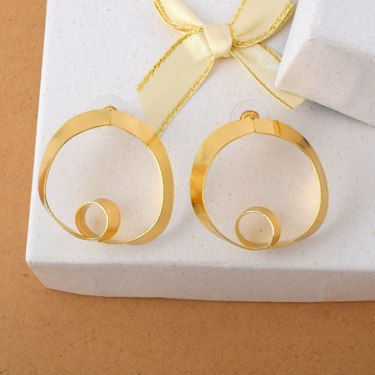 Royal Gold Color Anti Tarnish Earrings Crafted for Weddings, Engagements, and Cultural Celebrations