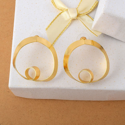 Royal Gold Color Anti Tarnish Earrings Crafted for Weddings, Engagements, and Cultural Celebrations