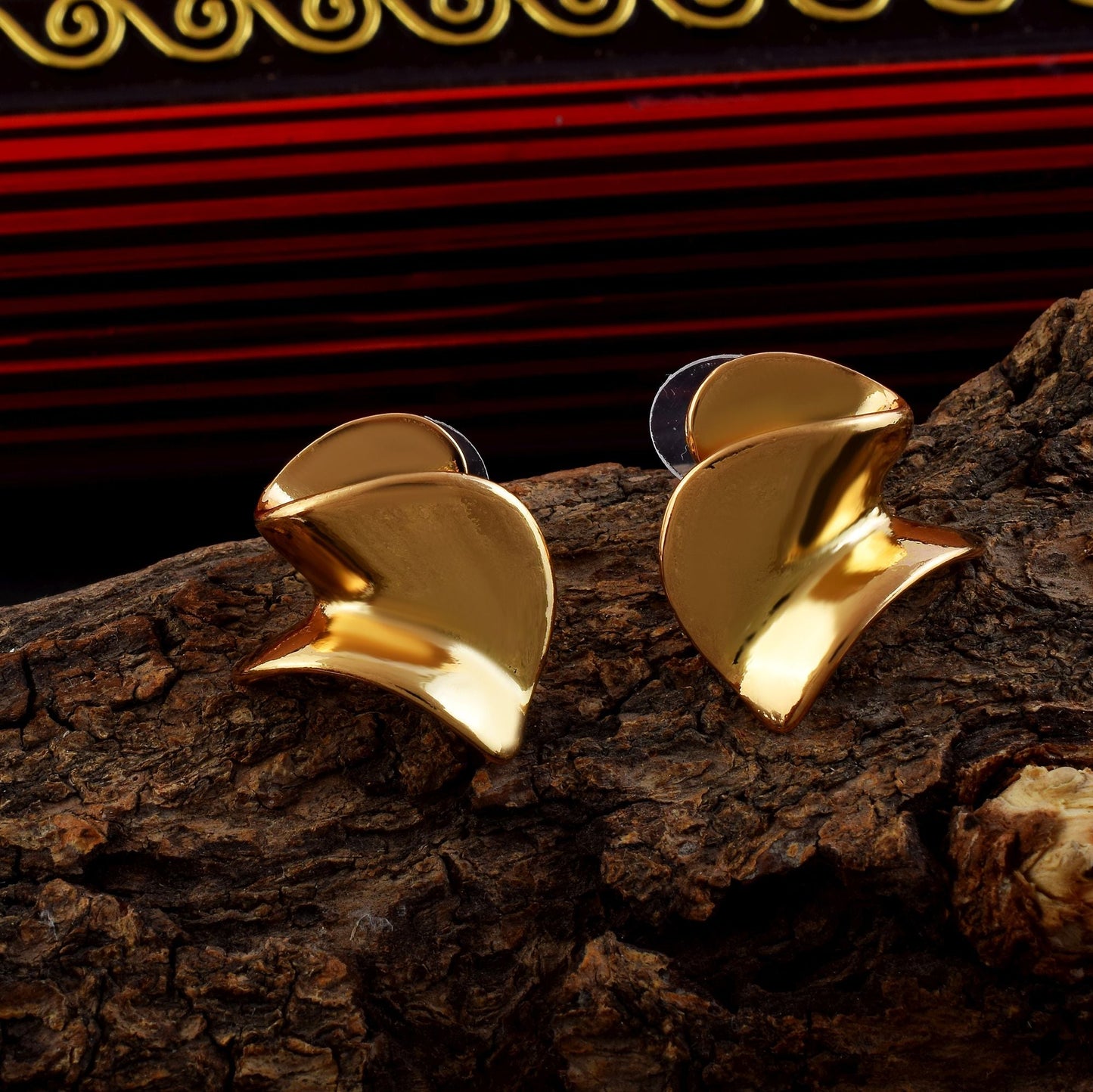 Beautiful Gold Color Anti Tarnish Earrings Perfect for Elegant Traditional and Daily Wear Jewelry