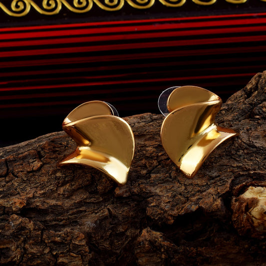 Beautiful Gold Color Anti Tarnish Earrings Perfect for Elegant Traditional and Daily Wear Jewelry