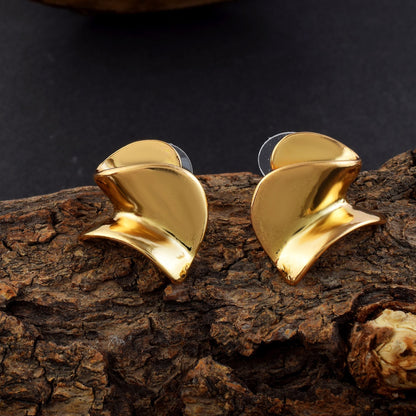 Beautiful Gold Color Anti Tarnish Earrings Perfect for Elegant Traditional and Daily Wear Jewelry