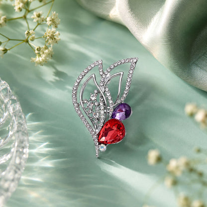 Multi Color Leaf Design Brooch Featuring Vibrant Decorative Style for Modern Fashion Lovers