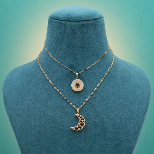 Black Color Stainless Steel Anti Tarnish Necklace With Sleek Finish For Long Lasting Shine