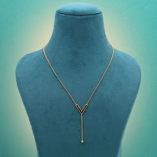 Black Color Stainless Steel Anti Tarnish Necklace Styled For Bold Modern Jewelry Lovers