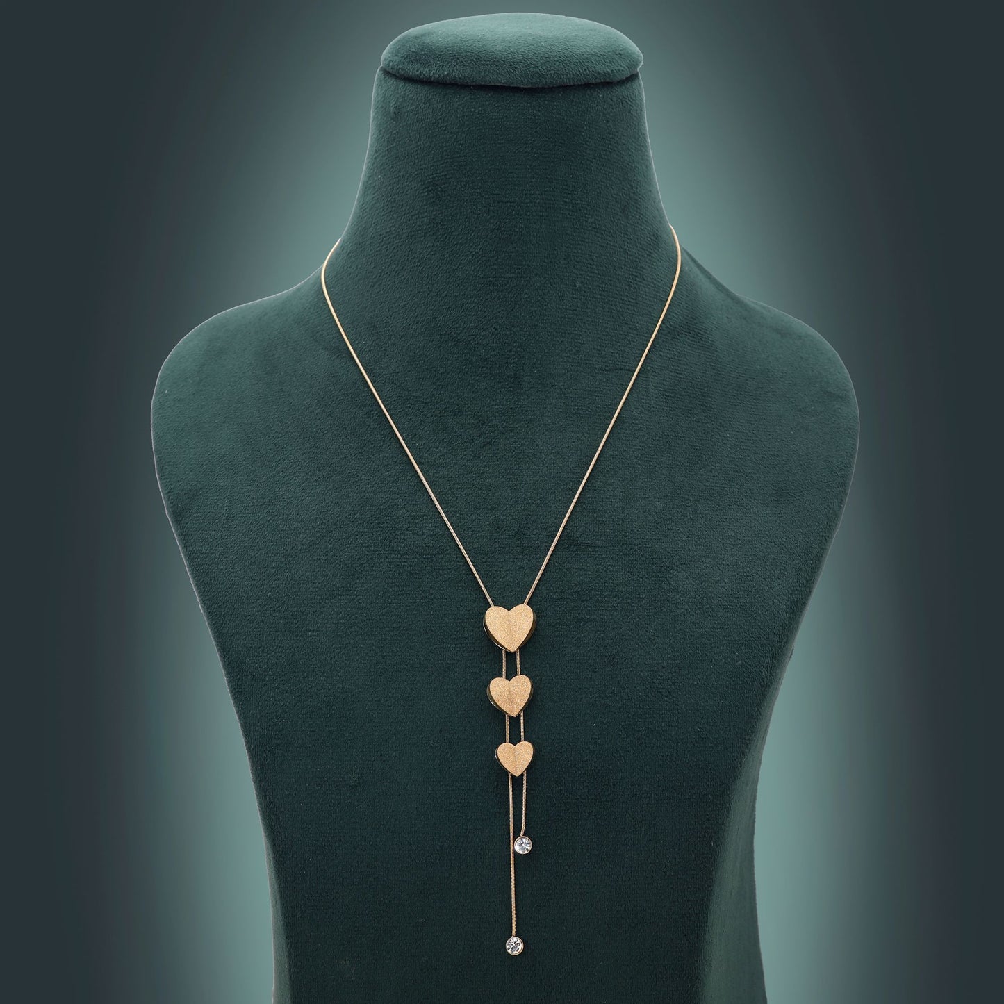 Gold Color Anti Tarnish Necklace with Luxury Inspired Modern Styling