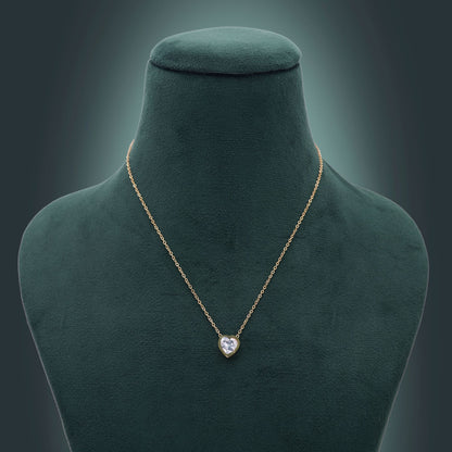 White Color Anti Tarnish Necklace with Durable Anti Fade Protection