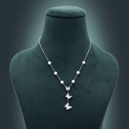 Silver Color Anti Tarnish Necklace with Premium Shine and Durability