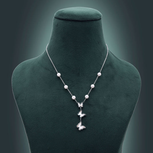 Silver Color Anti Tarnish Necklace with Premium Shine and Durability